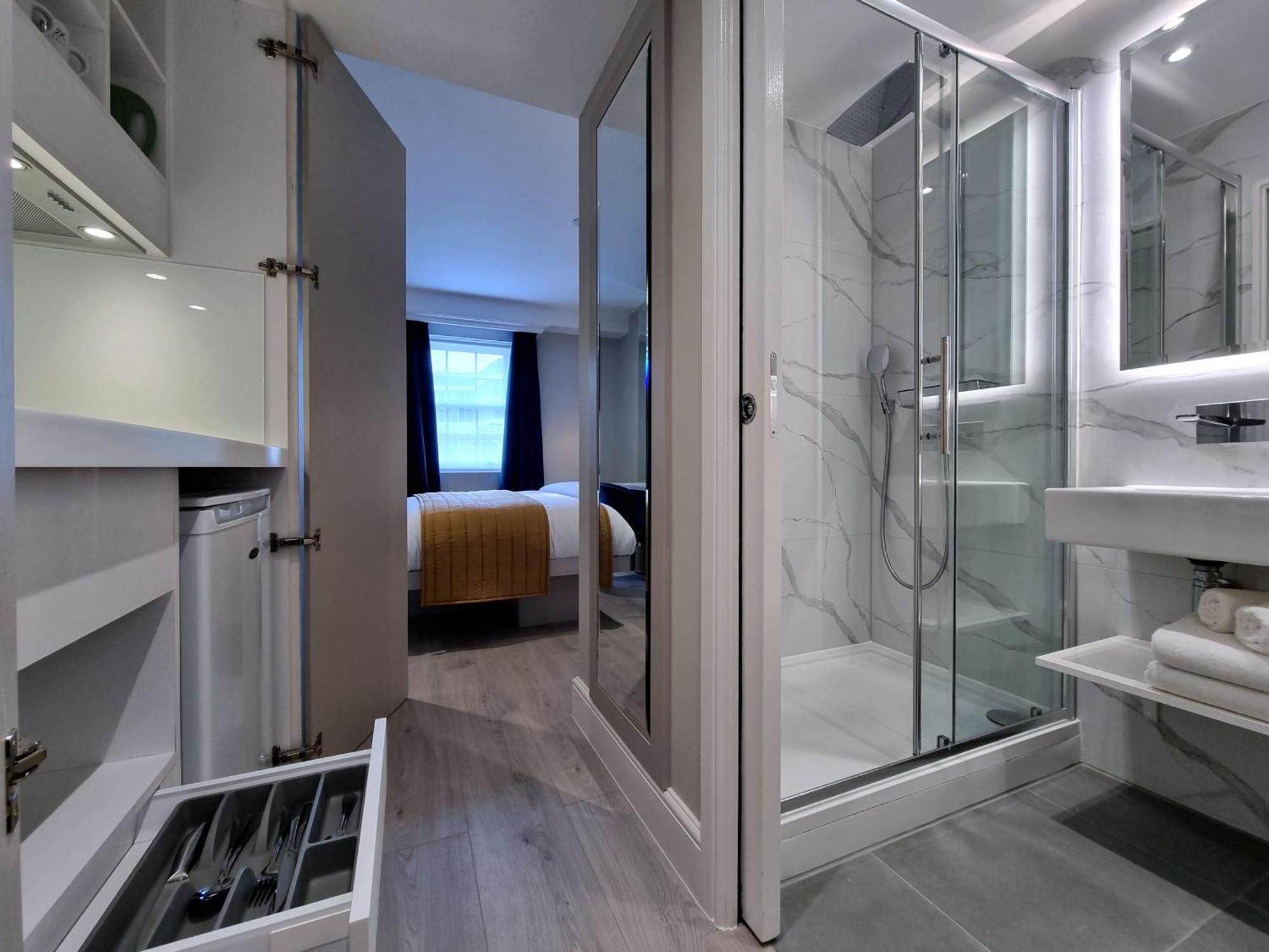 Nox Edgware Road Apart otel Londra Oda fotoğraf